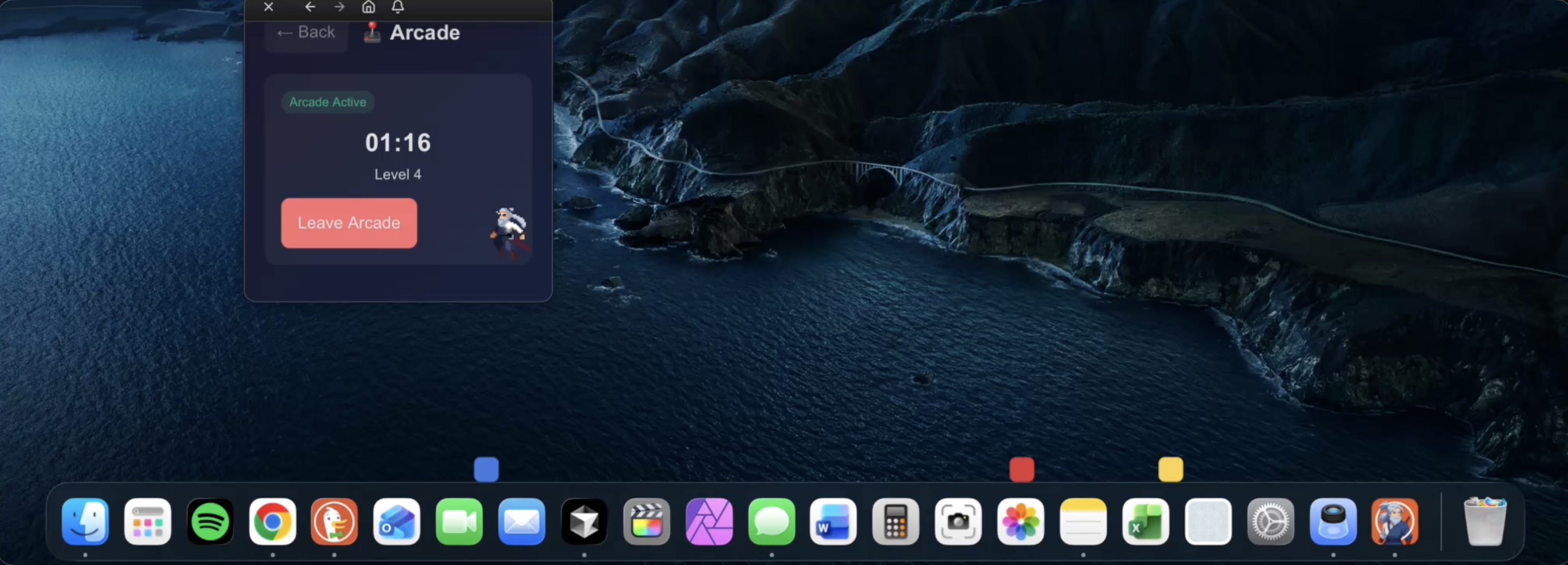 Arcade Mode Demo — MicroJoyz desktop app